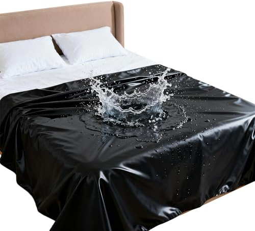 KQDRAVINE Wasserdichtes Bettlaken Set, PVC Laken, 210 x 200 cm, 2 Stück