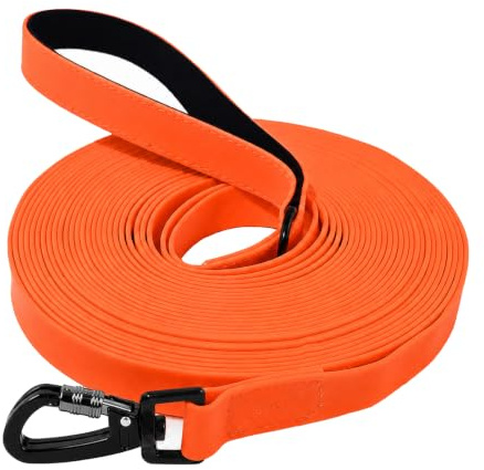 Wasserdicht Schleppleine für Hunde, 1,8m 3m 5m 10m 15m 20m 25m 30m Robuste & wetterfeste Hundeleine Wasserfest Hundeleine, Mit Softgrip-Griff Laufleine für Große bis Kleine Hunde