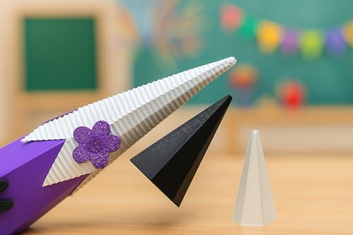 generisch Schultütenspitzen-Set – 2-teilig für eckige Schultüten