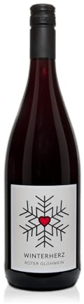 Winterherz Glühwein Rot | Kloster Pforta | 1,0 L Flasche | Fruchtig-würziger Rotwein-Glühwein aus Saale-Unstrut