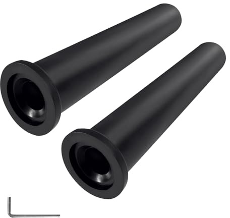 knitsoquo Olympic Barbell Adapter Sleeves (2 PCS) - Converts 1 Standard Weight Plate Posts to 2 Olympic Weight Plate Posts
