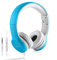 Audífonos plegables para niños Hisonic, con volumen limitado. Auriculares con conector compartido para niños o niñas, TM-960, color azul