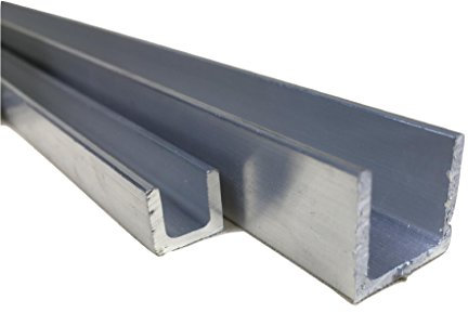 Profilé en U en aluminium., 40 x 30 x 30 x 3 mm x 2000 mm, 10000