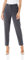 Roman Originals Work Trousers for Women UK Ladies Office Smart Stretch Suit Pants Slacks Cigarette Straight Leg Tailored High Elasticated Waist Ankle Grazer Slim - Regular Grey (28 inch) - Size 16
