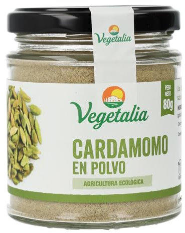VEGETALIA CARDAMOMO en polvo 80gr. BIO – peut être utilisé régulièrement selon les besoins individuels, produit spécialisé pour un usage quotidien, poids 80 g et facilite la prise en charge de votre b