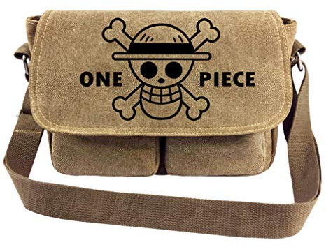 WANHONGYUE One Piece Anime Kleine Umhängetaschen Leinwand Kuriertasche Mini Schultertasche Messenger Bag Geldbörse 2