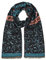 s.Oliver Damen Schal, petrol multicolored, 1 EU