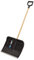 Draper 94107 Pala da neve grande con manico in legno FSC, misura unica