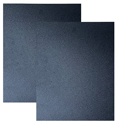 DRERIO 2 Pcs ABS Plastic Sheet Frosted Thick Plastic Panel Plastic Sheet Moldable Plastic Sheets Plastic Sheets 3mm for DIY Crafts Projects Home Applications