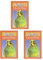 3 PACK Kagesan Sandpapier für Vogelkäfig, 35 x 21 cm, Orange, 24 Bögen