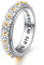 Gänseblümchen Angst Entlasten Spinner Ringe You Are My Sunshine Blume Fidget Ring Sterling Silber ADHS Stressabbau Ring für Damen Mädchen (57 (18.1))