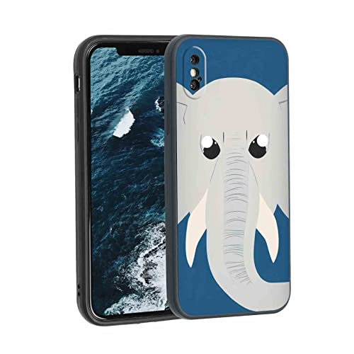 KARYOU Elephant phone case for iPhone X for Women Men Gifts,Soft silicone Style Shockproof - Elephant Case for iPhone X