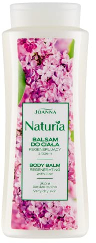 JOANNA Naturia Pflegende Körperlotion - Bodylotion mit Holunderbeeren - Glatte und Angenehme Haut - Feuchtigkeitsreiche und Geschmeidige Haut - Angenehmer Duft - 500 g
