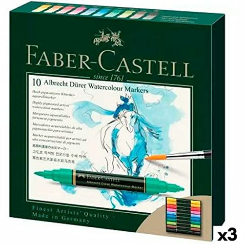 Faber-Castell S8421936 Filzstift-Set, bunt, 1 unidad (Paquete de 1)