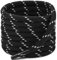 Puzeam Lacci Rotondi per Scarponi [2 Paia], Stringhe Scarpe Resistenti per Stivali da Passeggio, Tondi Lacci per Scarpe da Lavoro, Boot Stringe, Trekking, Montagna - 4.5mm - Nero Bianco 150
