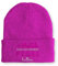Mädels egal was passiert, Pegel halten. Statement Beanie Mütze mit Spruch, Farbe: Pink