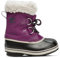 Sorel Unisex Kinder Yoot Pac Nylon Wp Wasserdichte Schneestiefel, Wild Iris Dark Plum Youth Collection 2024, 27 EU