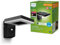 Philips Outdoor Ultra-Efficient Solar Zonal Wandleuchte 1.3W, Tageslicht- und Bewegungssensor, eckig, 3000 Kelvin, energiesparend, schwarz
