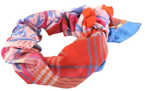 Oilily Tuch Atulp Woven Scarf Raspberry Rose bunt