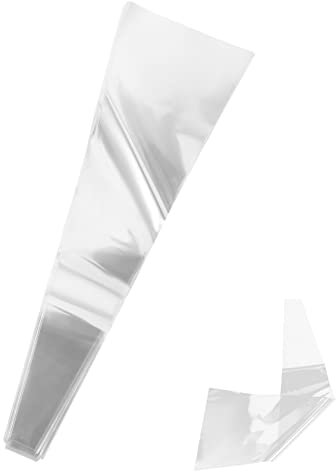 COLLBATH 100st Blumen-geschenktüte Blumen Geschenktüte Einzelrosenverpackung Verpackungen Für Blumensträuße Fleur Blumentüten Aus Zellophan Wickelhüllen Für Floristen Geschenkhüllen Plastik