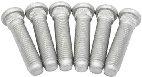 BIAREN Lot de 6 goujons de roue arrière pour Ford Transit Mk7 (2006–2013) M14 x 60 Twin Wheel 4170050 YC151118CA