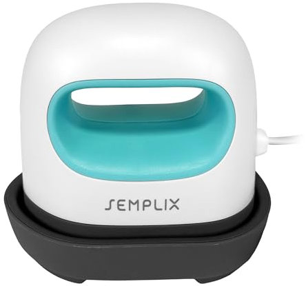 SEMPLIX SimplePress Mini Wärmetransferpresse, Heizfläche: 6,2 x 10,6 cm