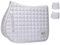 NETPROSHOP Turnier Schabracke Stockholm Dressur oder VS Weiss Gr. Pony oder Full mit Sichtfenster für Startnummer, Groesse:Full, Farbe:Vielseitigkeit