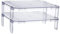 SOESFOUFU 2pcs Transparent Refrigerator Organizer Shelf Stackable Kitchen Storage Rack for Food and Seasoning Break Resistant Design Versatile Use Fridges Freezers and More