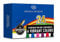Dryden Designs Fountain Pen Ink Cartridges - Assorted Colors: Black, Blue, Green, Purple, Red, Pink - Short International Standard Size - Disposable and Generic Ink Refill Cartridges