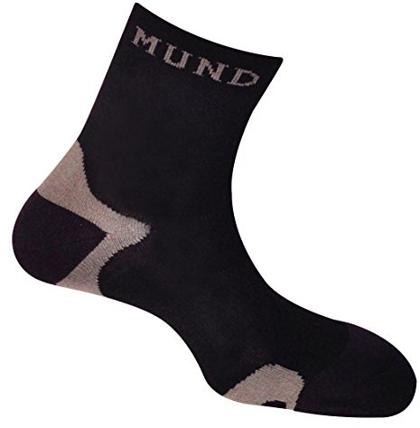 Bike Wintersocken Merinowolle ohne Nähte (Schwarz, EU 42-45)