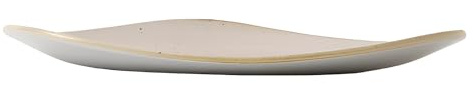 Churchill Stonecast Triangle Plate Nutmeg Cream 229mm
