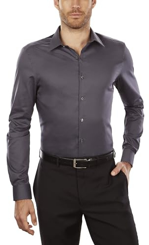 Van Heusen Men's Flex Collar Slim Fit Stretch Dress Shirt Dress Shirt (Pack of 1)