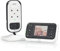 Alecto DVM75 Babyphone mit Kamera – Babyphone mit Nachtsicht – Indoor Babyphone mit Alarm und 2,4-Zoll-Bildschirm – Weiß/Grau