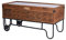 Loft Couchtisch Setzkasten Sideboard Industrie Tischvitrine 120x55 cm Braun Wohnzimmertisch lof021 Palazzo Exklusiv