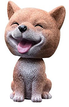 Liery Auto Das Kopf-Hund Rüttelt Ornamente Auto-Schwingen-Hundekarikatur-Auto-Puppe