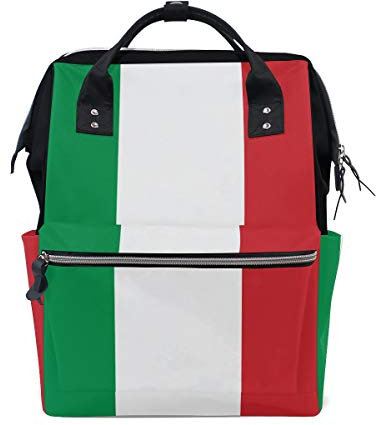 Mommy Bags Wickeltasche mit italienischer Flagge