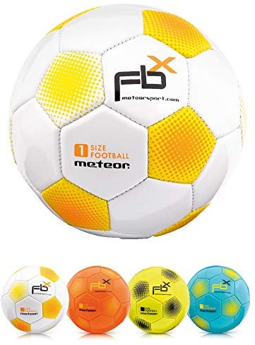 meteor Kinder Fußball Ball kleine Sportball Kleinkinder Freizeitball für drinnen und draußen Ball für Mädchen und Jungen in Allen Größen #1#3#4 und #5