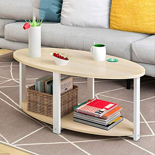 MHBGX Scrivania da Ufficio, Tavolo Decorativo, Tavolino da Caffè Di Design, Tavolino Divano, Tavolino Basso, Lato Divano, Multicolore Opzionale, Struttura in Metallo Cromato,Legno Di Ciliegio,100 * 5