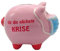 Sparschwein mit Maske Mundschutz Mundnasenbdeckung nächste Krise 16 cm