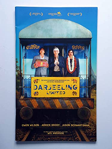 Darjeeling Limited - Owen Wilsen Adrien Brody -Wes Anderson - Presseheft