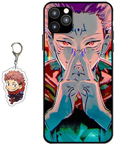 Staremeplz Compatible with iPhone 13 Pro Max Case Anime Design [With Figure Keychain], Soft Silicone Flexible TPU Animation Phone Case for iPhone 13 Pro Max