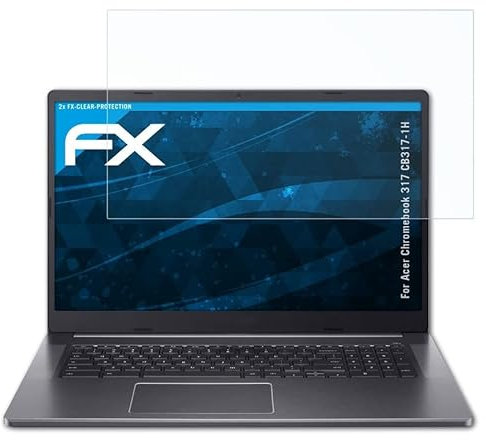 atFoliX Film Protection d'écran compatible avec Acer Chromebook 317 CB317-1H Protecteur d'écran, ultra-clair FX Écran protecteur (2X)