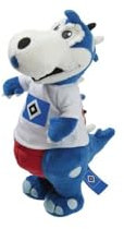HSV Hamburger SV Plüschfigur/Plüschdino ** Hermann 22 cm **