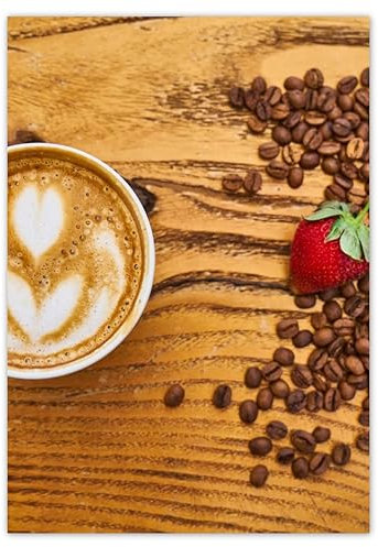 Foto-Poster, Wanddekoration, 70 x 100 cm, Kawka Coffee Kaffe No. H7241M_PL1AB