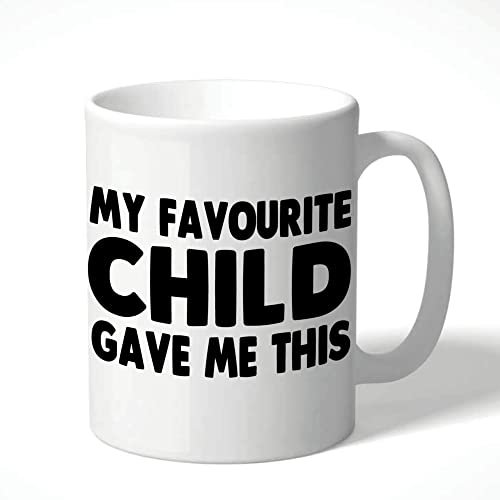 Wanky Candles My Favourite Child gave me This Mug for Dad, Daddy, Grandad Sibling Rivalry CMUG183