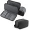 Lifewit Toiletry Bag for Men, Large Travel Shaving Dopp Kit with Double Zippers, Water-Resistant Bathroom & Travel Organizer for Full Size Toiletries and Shaving Accessories, Large, Black