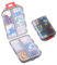 Zuihug 1 pilulier de voyage – Pilulier de voyage à 10 compartiments, compact et portable, parfait pour le stockage en déplacement, porte-pilules pour sac à main gris