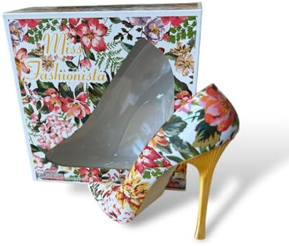 Damen Parfüm | Stiletto mit Blumenmuster 100 ml Eau de Parfum | Tiverton Miss Fashionista White