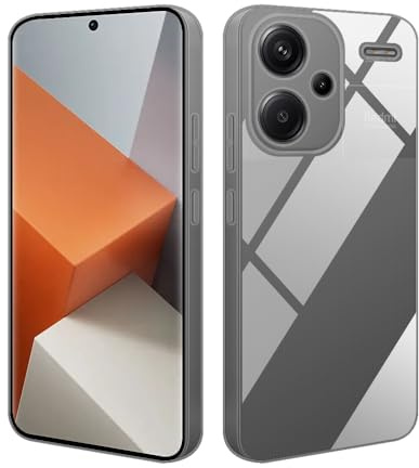 HSP Hülle für Xiaomi Redmi Note 13 Pro+ 5G [Staubabweisend] Handyhülle | Premium TPU Silikon Case Schutzhülle | Kratzfest Stoßfest Fallschutz | Kameraschutz Displayschutz | Durchsichtig | Transparent
