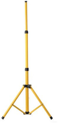 YILIKISS Flood Light Tripod Stand LED Work Lights, Portable Job Site Lights Floodlight Work Area Light Adjustable Telescopic Triangle Stand for Workshop, Garage, Construction, Basement, Single Head